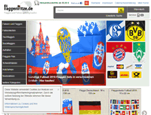 Tablet Screenshot of flaggenfritze.de